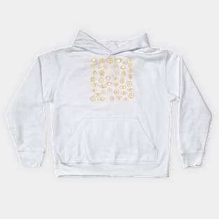 Gold eyes Kids Hoodie